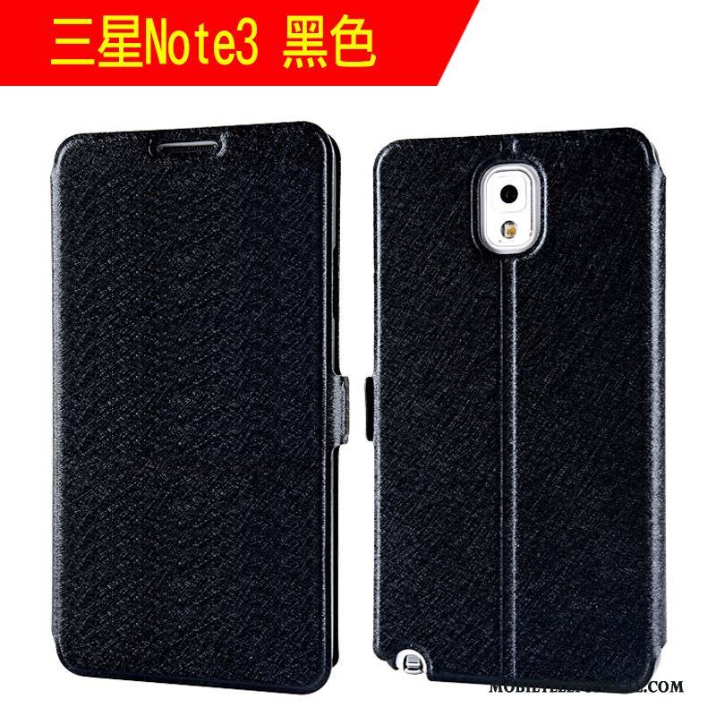 Samsung Galaxy Note 3 Fodral Läderfodral Rosa Fallskydd Clamshell Skal Telefon All Inclusive
