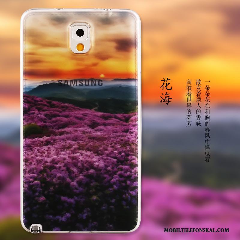 Samsung Galaxy Note 3 Fodral Skal Stjärna Silikon Telefon Grön