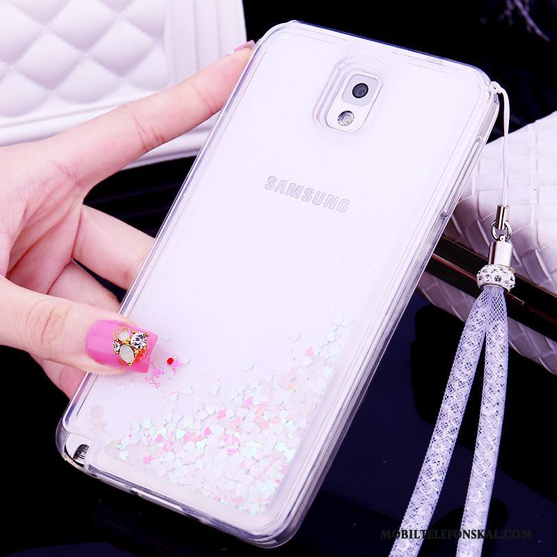Samsung Galaxy Note 3 Silikon Skal Telefon Vacker Kvicksand Fodral Stjärna Skydd