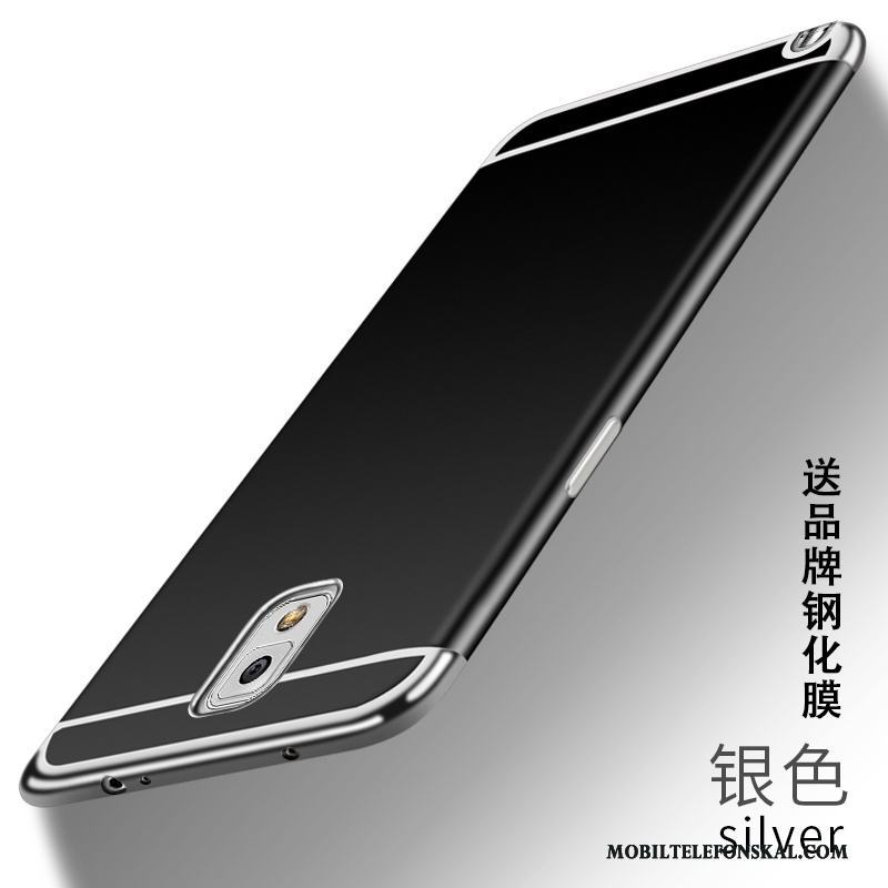 Samsung Galaxy Note 3 Skal Silikon All Inclusive Stjärna Blå Fodral Mjuk Nubuck