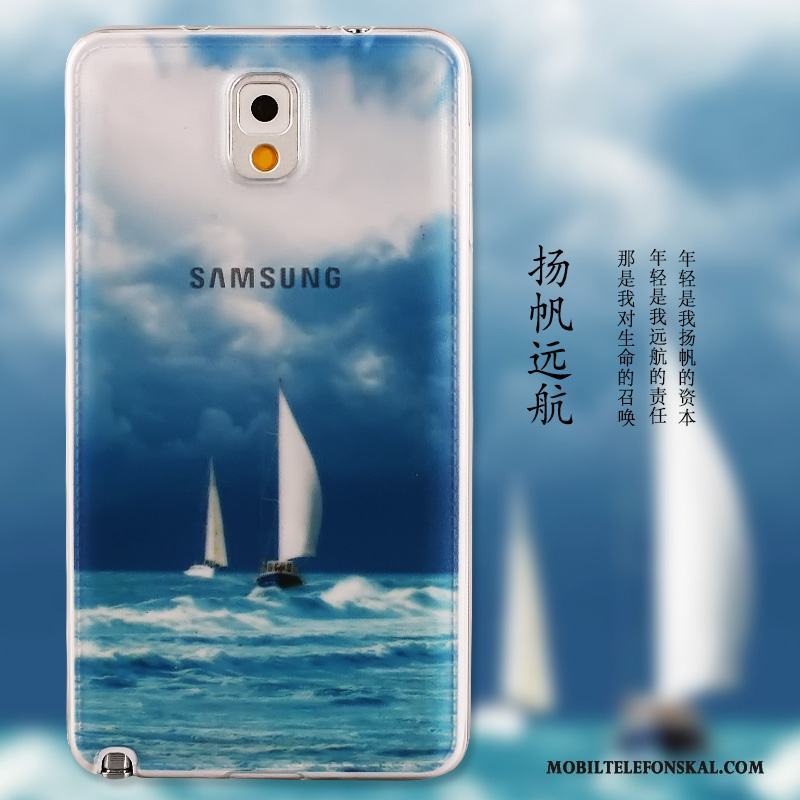 Samsung Galaxy Note 3 Slim Mjuk Stjärna Silikon Skal Skydd Målade