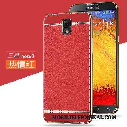 Samsung Galaxy Note 3 Tunn Silikon Mjuk Fodral Fallskydd Rosa Skal