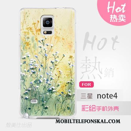 Samsung Galaxy Note 4 Fodral Färg Skal Telefon Stjärna Skydd Mobil Telefon