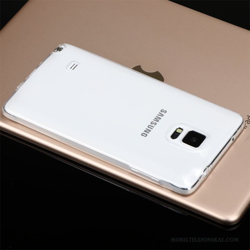 Samsung Galaxy Note 4 Fodral Lätt Och Tunt Stjärna Skydd Rosa Transparent Skal