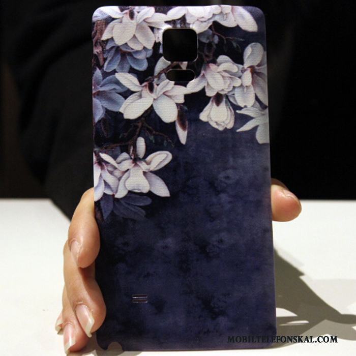 Samsung Galaxy Note 4 Kreativa Rosa Bakre Omslag Vacker Skal Telefon Tecknat Fodral