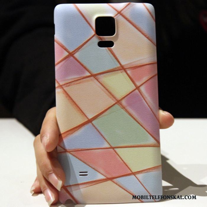 Samsung Galaxy Note 4 Kreativa Rosa Bakre Omslag Vacker Skal Telefon Tecknat Fodral