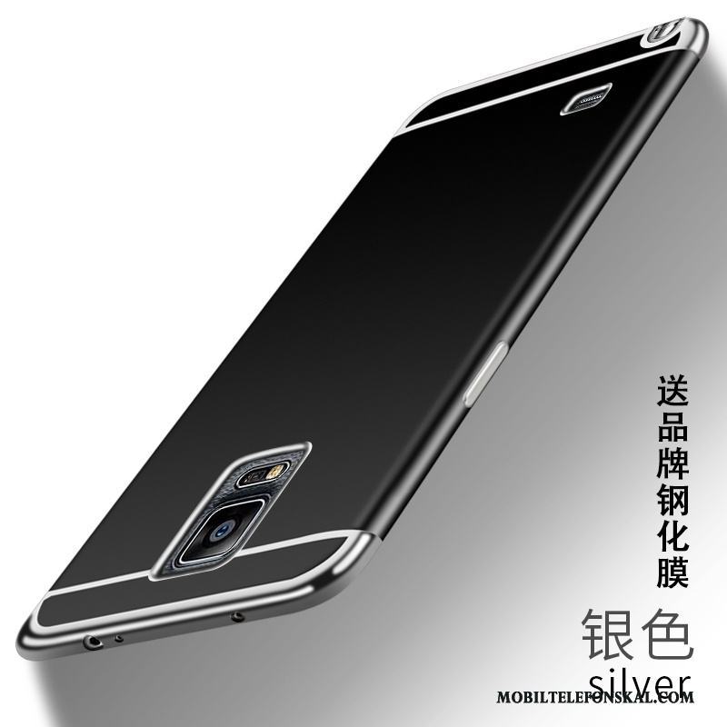 Samsung Galaxy Note 4 Mjuk All Inclusive Silver Fodral Silikon Stjärna Skal Telefon