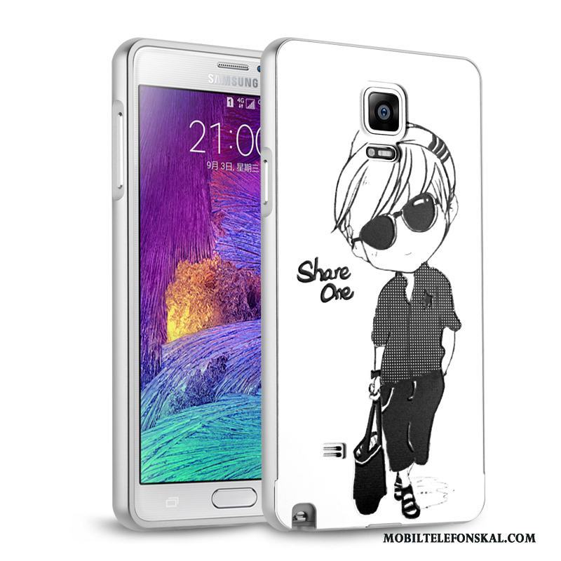 Samsung Galaxy Note 4 Rosa Fallskydd Skal Telefon Fodral Stjärna Metall Spegel