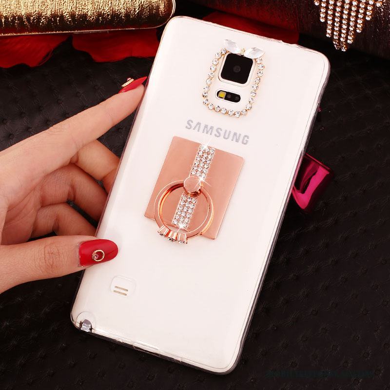 Samsung Galaxy Note 4 Silikon Stjärna Skydd Ny Skal Fodral Mobil Telefon