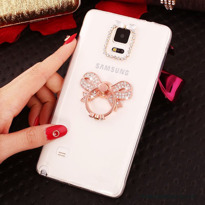 Samsung Galaxy Note 4 Silikon Stjärna Skydd Ny Skal Fodral Mobil Telefon