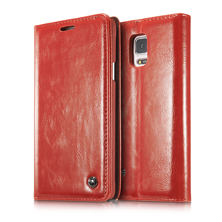 Samsung Galaxy Note 4 Skal Stjärna Läderfodral Mobil Telefon Business Kort Plånbok Skydd