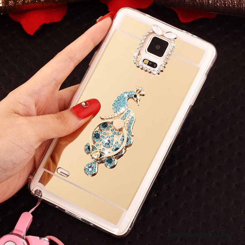 Samsung Galaxy Note 4 Stjärna Skydd Mjuk Skal Telefon Ring Fodral
