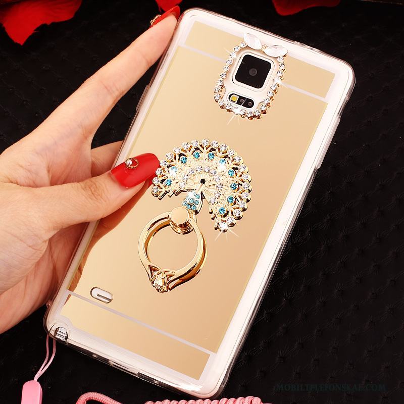 Samsung Galaxy Note 4 Stjärna Skydd Mjuk Skal Telefon Ring Fodral