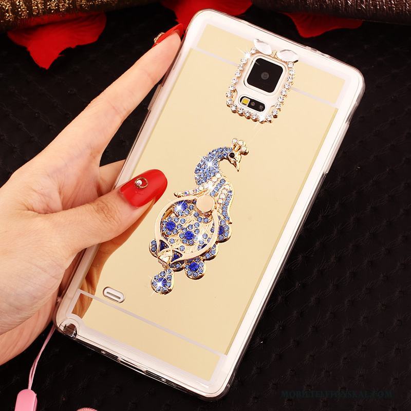 Samsung Galaxy Note 4 Stjärna Skydd Mjuk Skal Telefon Ring Fodral