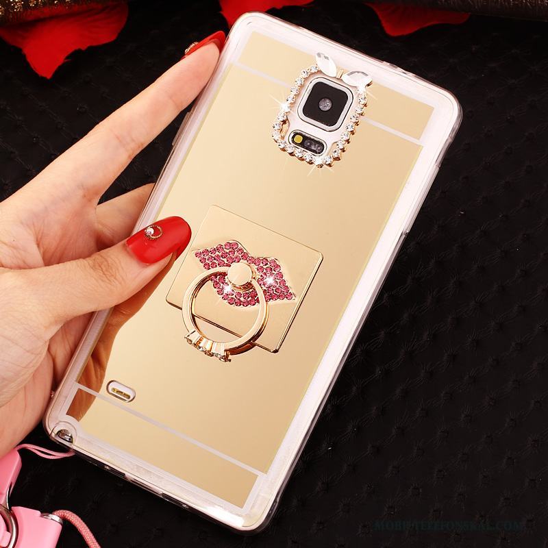 Samsung Galaxy Note 4 Stjärna Skydd Mjuk Skal Telefon Ring Fodral