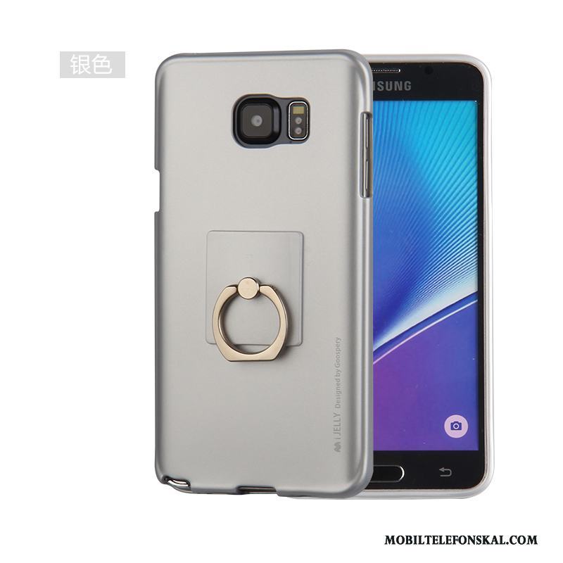 Samsung Galaxy Note 5 All Inclusive Silikon Mjuk Stjärna Fodral Mörkgrön Skal Telefon