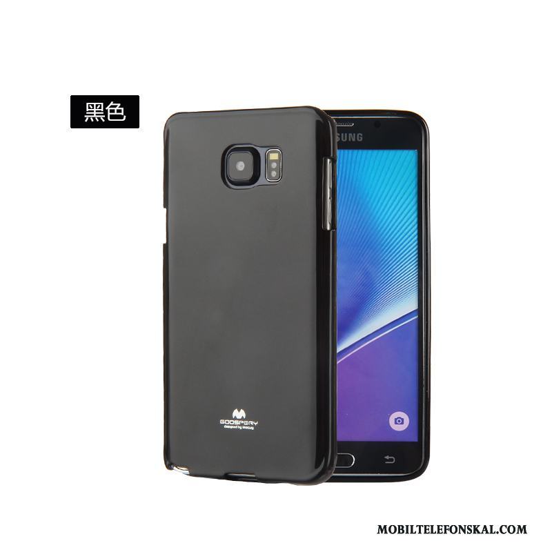 Samsung Galaxy Note 5 All Inclusive Silikon Mjuk Stjärna Fodral Mörkgrön Skal Telefon