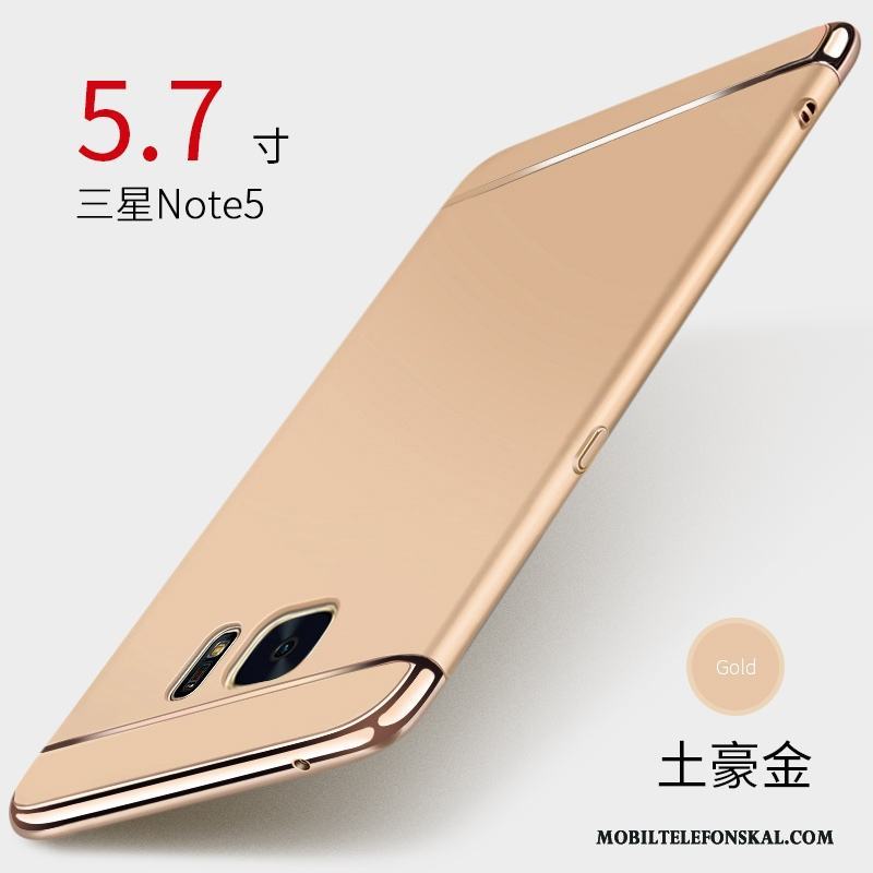 Samsung Galaxy Note 5 Fallskydd Fodral Personlighet Stjärna Rosa Guld Bakre Omslag Skal Telefon