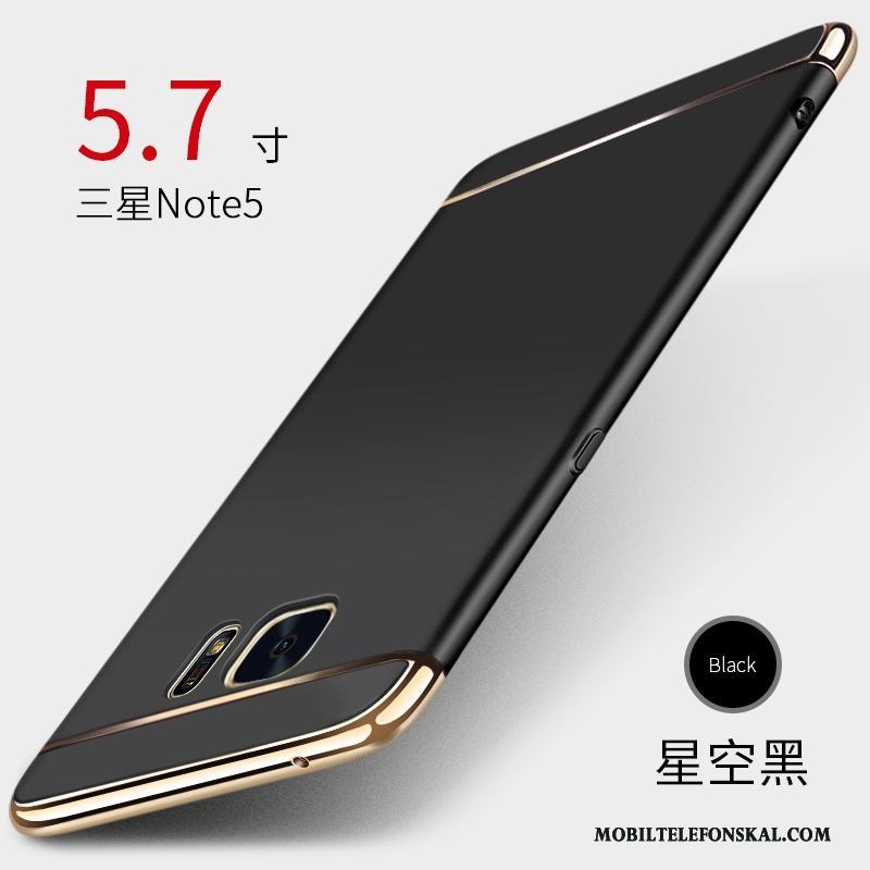 Samsung Galaxy Note 5 Fallskydd Fodral Personlighet Stjärna Rosa Guld Bakre Omslag Skal Telefon