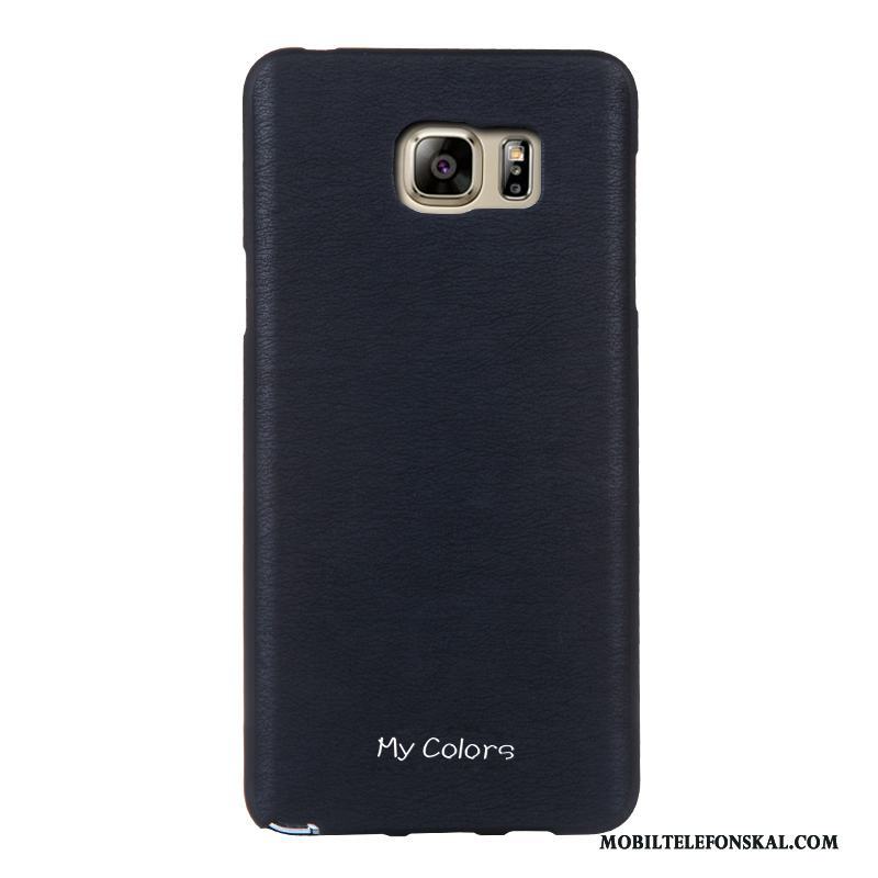 Samsung Galaxy Note 5 Fodral Skal Telefon Skydd Stjärna Imiterat Läder Mjuk Business