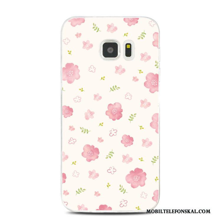 Samsung Galaxy Note 5 Lättnad Skal Spets Rosa All Inclusive Telefon Support