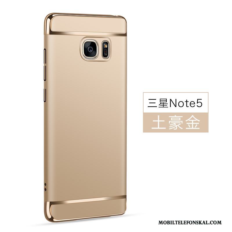 Samsung Galaxy Note 5 Skal Ny Lätt Och Tunt Fodral Stjärna Rosa Guld Nubuck