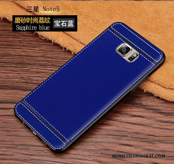Samsung Galaxy Note 5 Skal Ny Skydd Fodral Mjuk Brun Svart Fallskydd