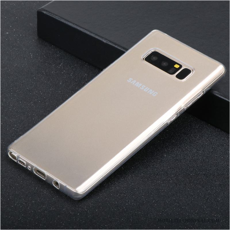 Samsung Galaxy Note 5 Skal Telefon Transparent Personlighet Purpur Stjärna Fodral Slim