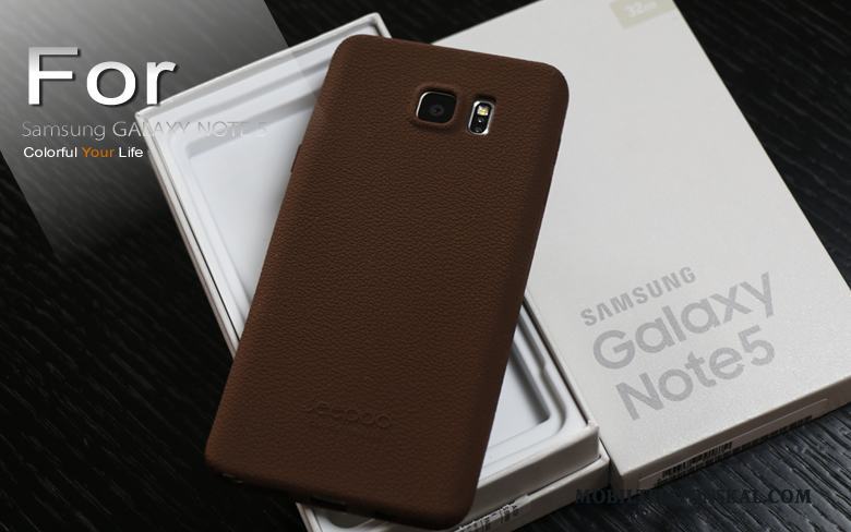 Samsung Galaxy Note 5 Skydd Mobil Telefon Fodral Gul Skal Telefon Stjärna Duk