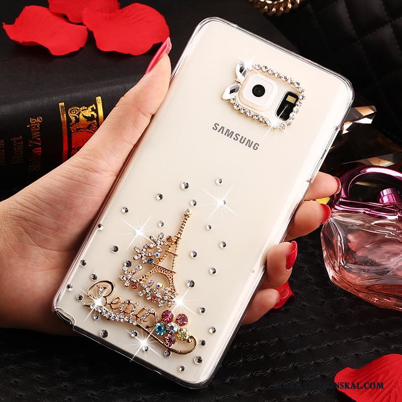 Samsung Galaxy Note 5 Transparent Stjärna Skydd Fallskydd Strass Fodral Skal Telefon