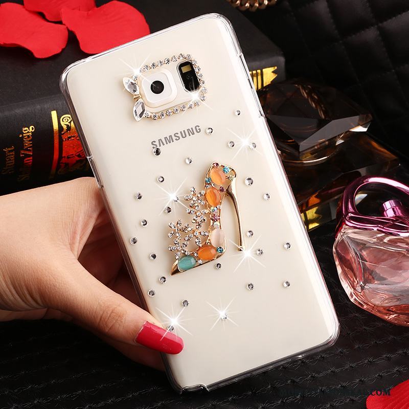 Samsung Galaxy Note 5 Transparent Stjärna Skydd Fallskydd Strass Fodral Skal Telefon