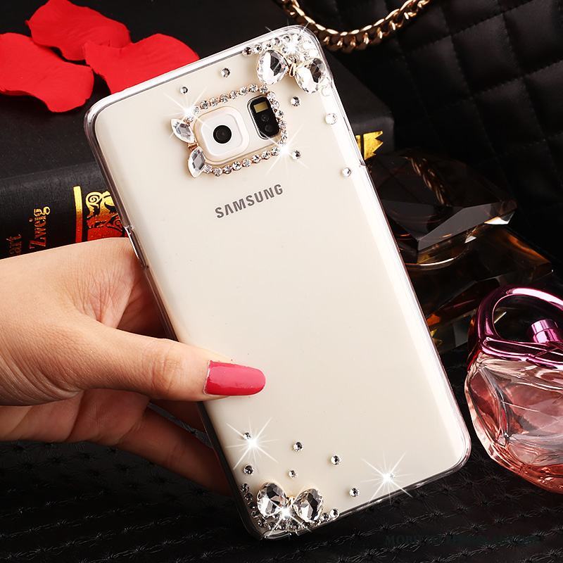 Samsung Galaxy Note 5 Transparent Stjärna Skydd Fallskydd Strass Fodral Skal Telefon