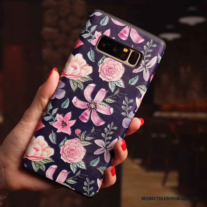 Samsung Galaxy Note 8 All Inclusive Silikon Fodral Rosa Tecknat Kreativa Skal Telefon