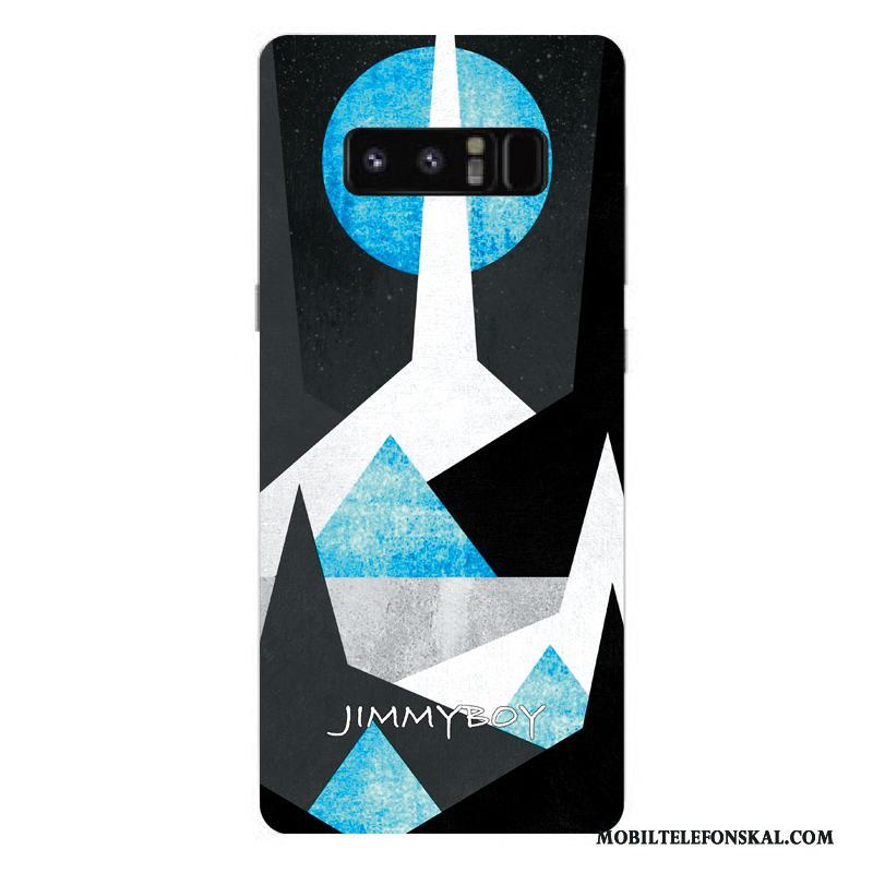 Samsung Galaxy Note 8 Blå Stjärna Fodral Kreativa Mobil Telefon All Inclusive Skal Telefon
