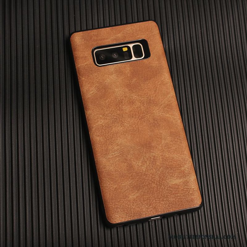 Samsung Galaxy Note 8 Enkel Skal Telefon Nubuck All Inclusive Personlighet Slim Stjärna