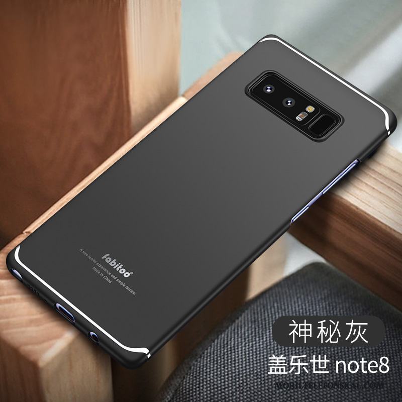 Samsung Galaxy Note 8 Fallskydd Purpur Stjärna Fodral All Inclusive Hård Skal