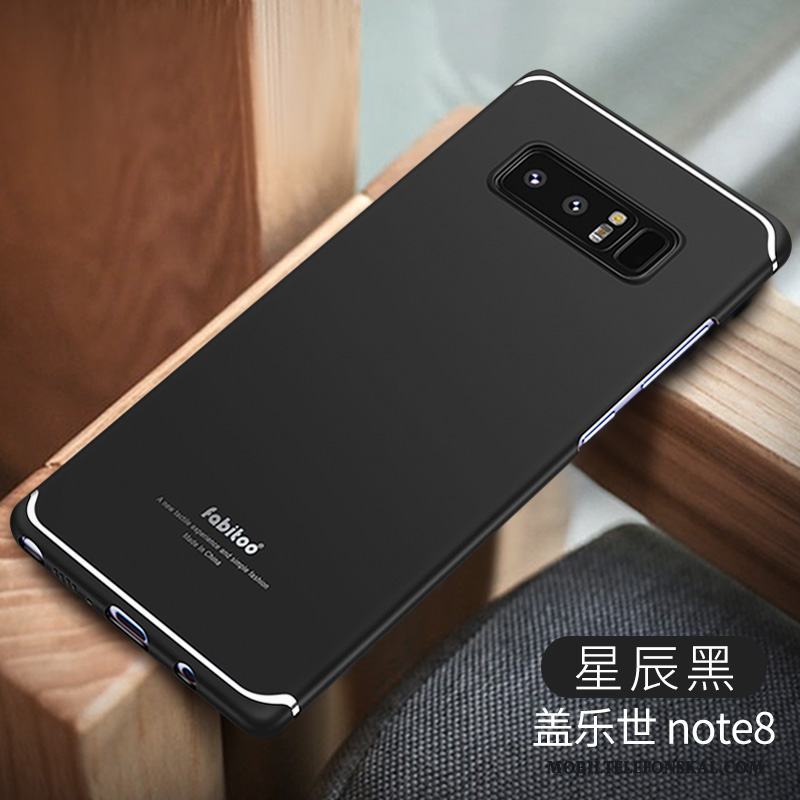 Samsung Galaxy Note 8 Fallskydd Purpur Stjärna Fodral All Inclusive Hård Skal