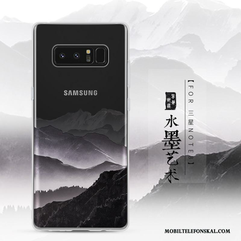 Samsung Galaxy Note 8 Fallskydd Skal Telefon Landskap Kreativa Mjuk Stjärna Silikon