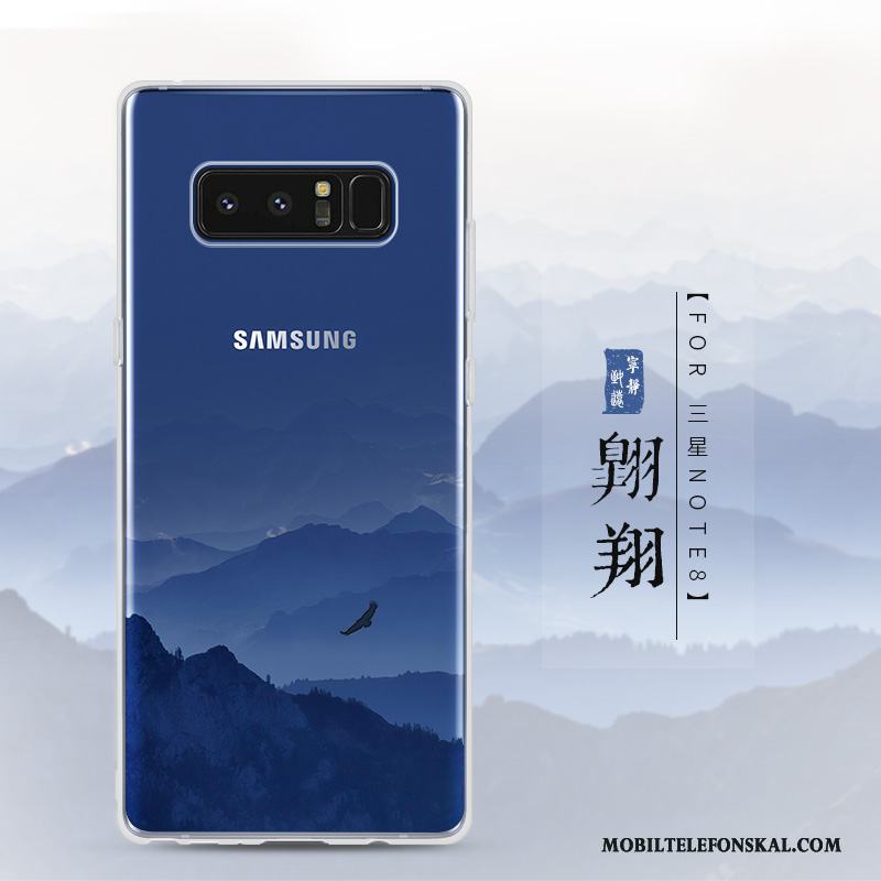 Samsung Galaxy Note 8 Fallskydd Skal Telefon Landskap Kreativa Mjuk Stjärna Silikon