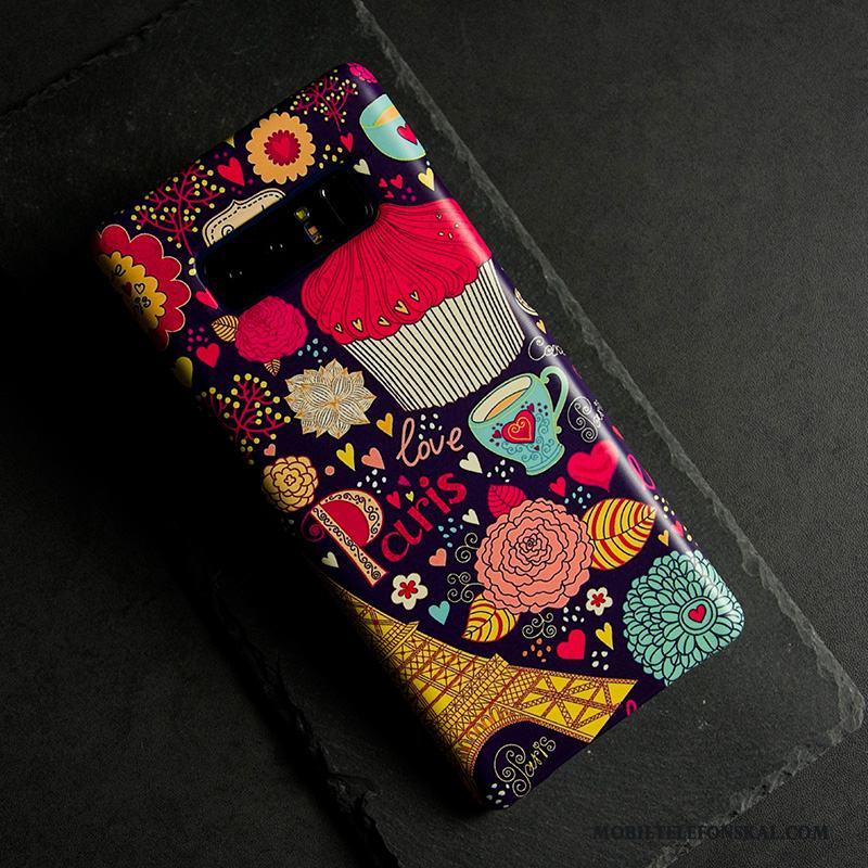 Samsung Galaxy Note 8 Färg Ny Fallskydd Trend Varumärke Nubuck Fodral Skal Telefon