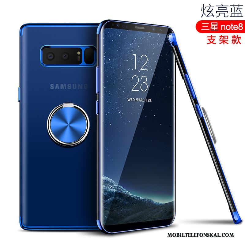 Samsung Galaxy Note 8 Mjuk Silikon Röd All Inclusive Transparent Skal Telefon Kreativa