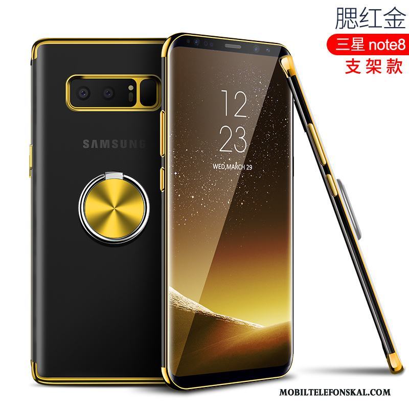 Samsung Galaxy Note 8 Mjuk Silikon Röd All Inclusive Transparent Skal Telefon Kreativa