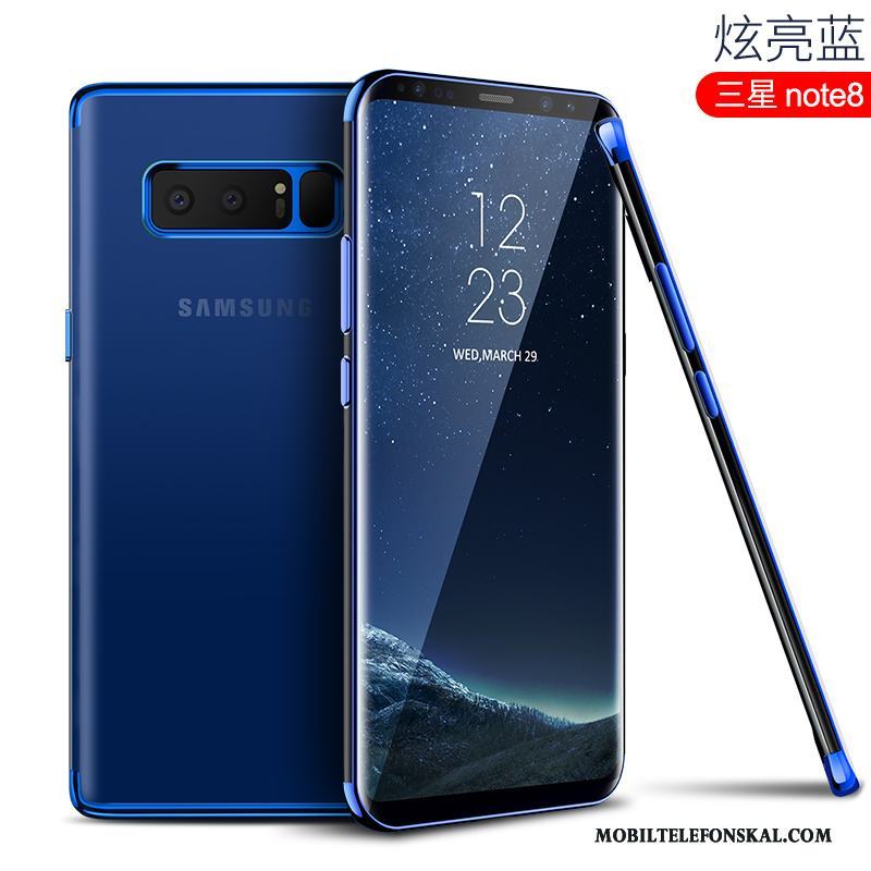 Samsung Galaxy Note 8 Mjuk Silikon Röd All Inclusive Transparent Skal Telefon Kreativa