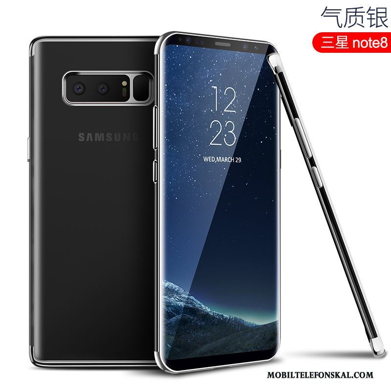 Samsung Galaxy Note 8 Mjuk Silikon Röd All Inclusive Transparent Skal Telefon Kreativa