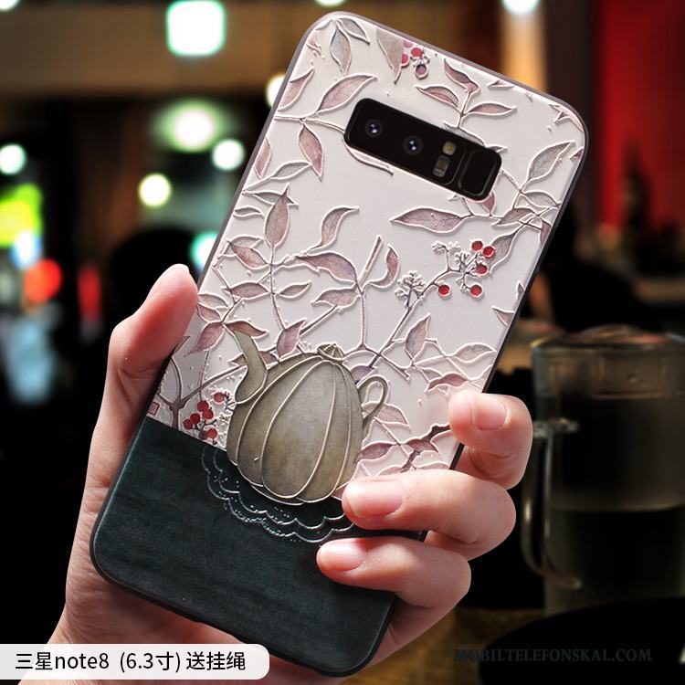 Samsung Galaxy Note 8 Ny Enkel Stjärna Kreativa Skal Telefon Kinesisk Stil Blå