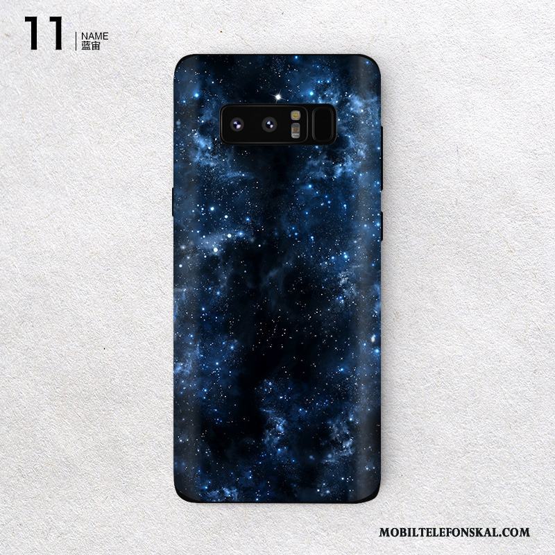 Samsung Galaxy Note 8 Purpur Personlighet Färg Skärmskydd Film Stjärna Mobil Telefon Skal