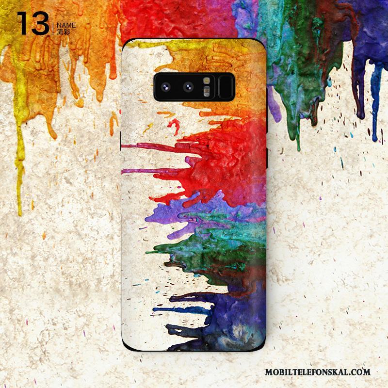 Samsung Galaxy Note 8 Purpur Personlighet Färg Skärmskydd Film Stjärna Mobil Telefon Skal