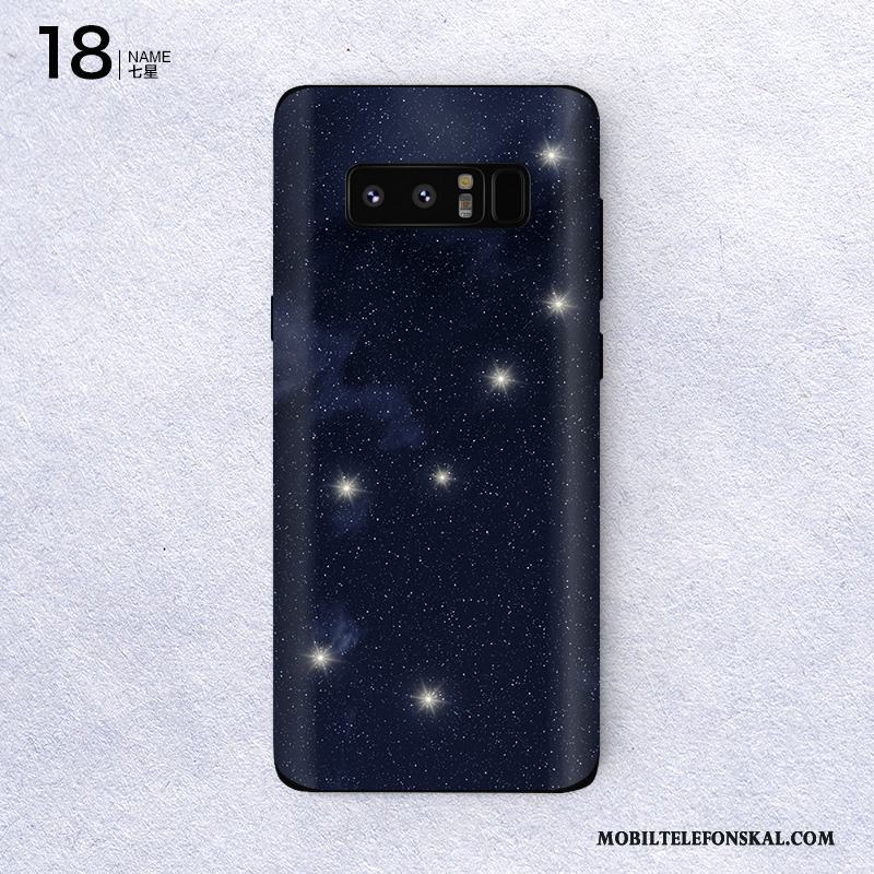 Samsung Galaxy Note 8 Purpur Personlighet Färg Skärmskydd Film Stjärna Mobil Telefon Skal