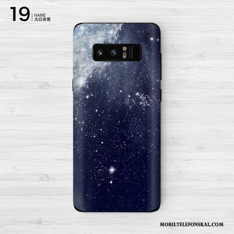 Samsung Galaxy Note 8 Purpur Personlighet Färg Skärmskydd Film Stjärna Mobil Telefon Skal