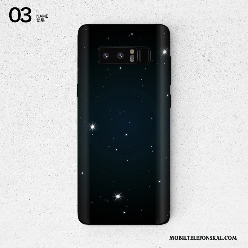 Samsung Galaxy Note 8 Purpur Personlighet Färg Skärmskydd Film Stjärna Mobil Telefon Skal